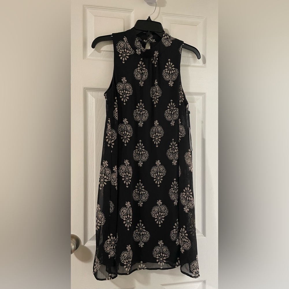 🌸NEW Tommy Hilfiger Black print Dress Size 6